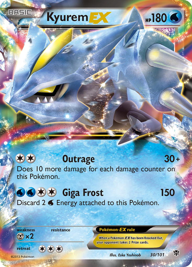 Kyurem EX (30/101) [Black & White: Plasma Blast] | Golgari Games