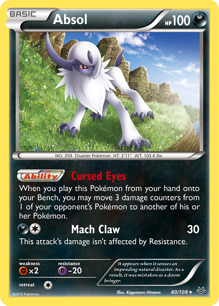 Absol (40/108) [XY: Roaring Skies] | Golgari Games