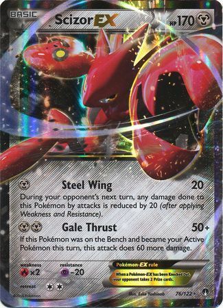 Scizor EX (76/122) (Jumbo Card) [XY: BREAKpoint] | Golgari Games