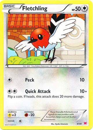 Fletchling (4/30) [XY: Trainer Kit 2 - Latias] | Golgari Games