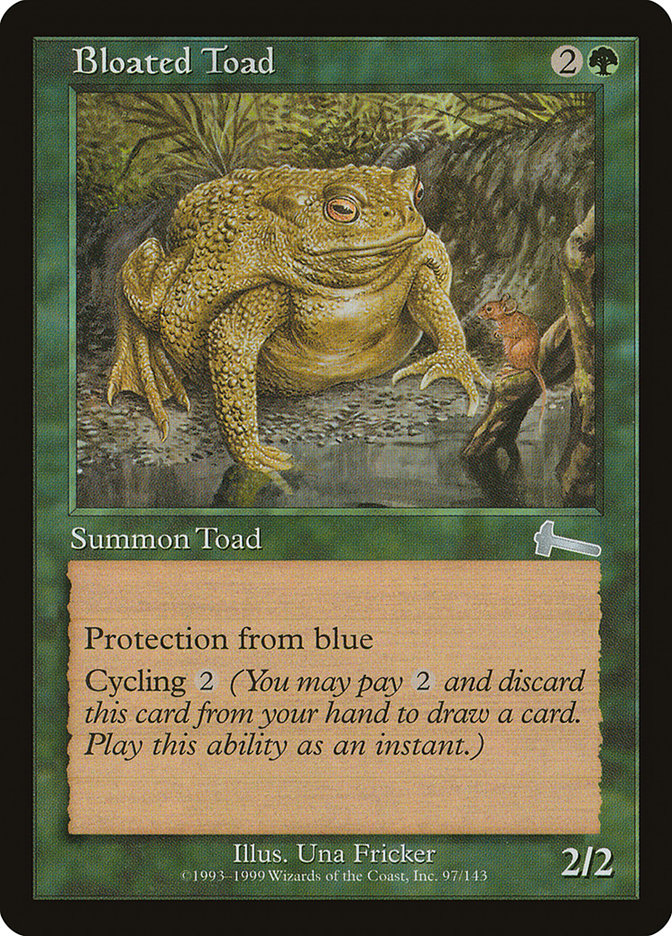 Bloated Toad [Urza's Legacy] | Golgari Games