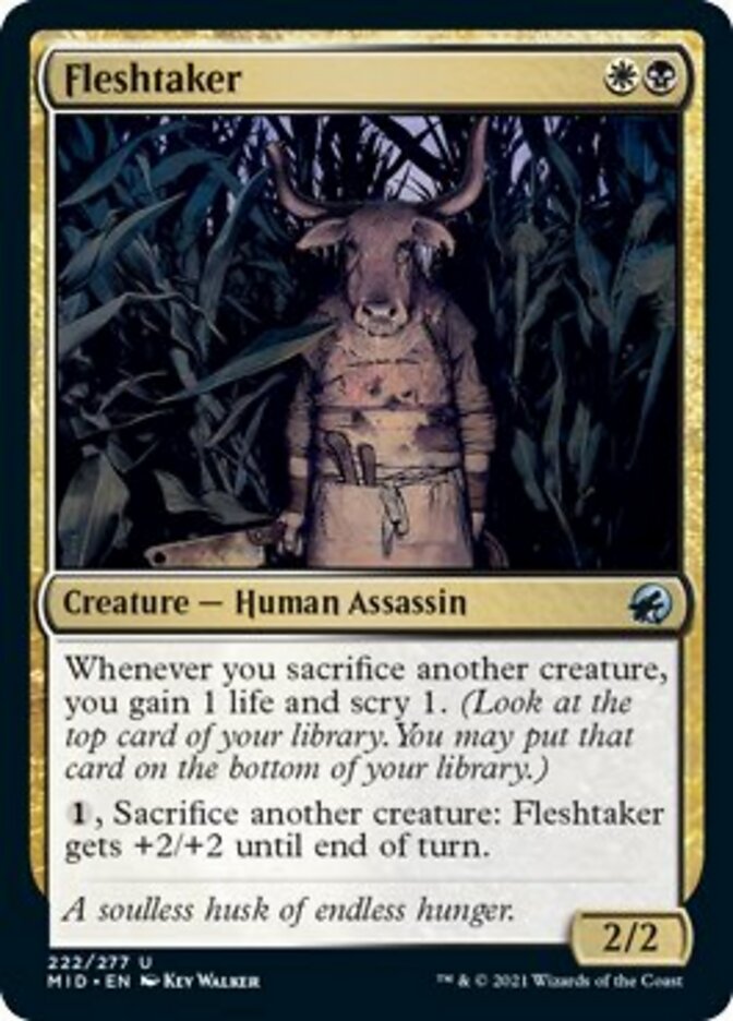 Fleshtaker [Innistrad: Midnight Hunt] | Golgari Games