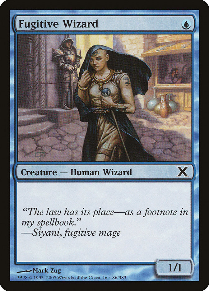 Fugitive Wizard [Tenth Edition] | Local Legends