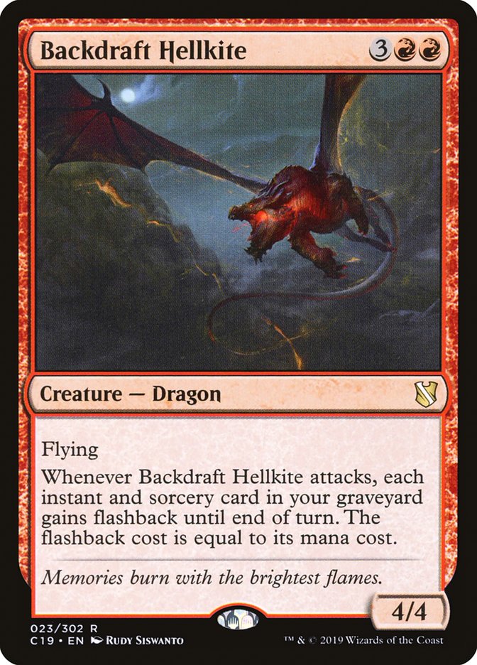 Backdraft Hellkite [Commander 2019] | Golgari Games