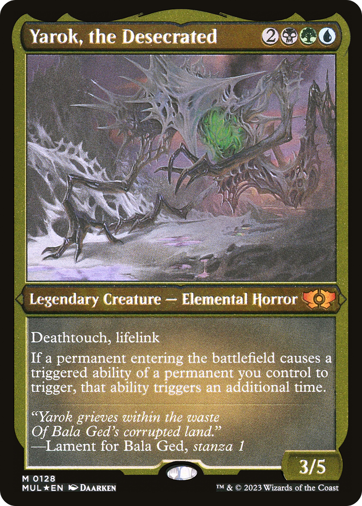 Yarok, the Desecrated (Foil Etched) [Multiverse Legends] | Golgari Games