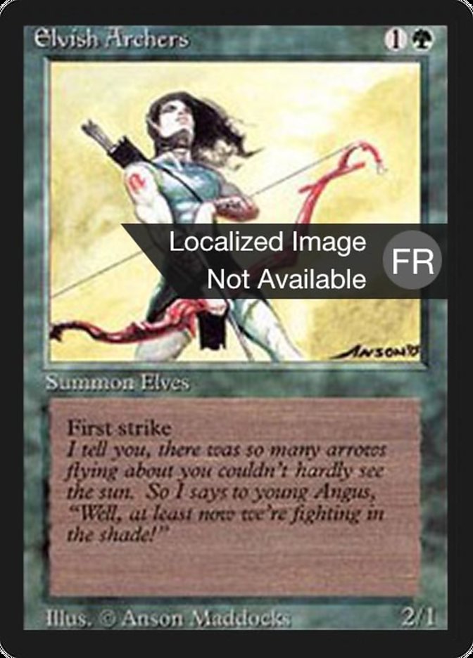 Elvish Archers [Foreign Black Border] | Golgari Games