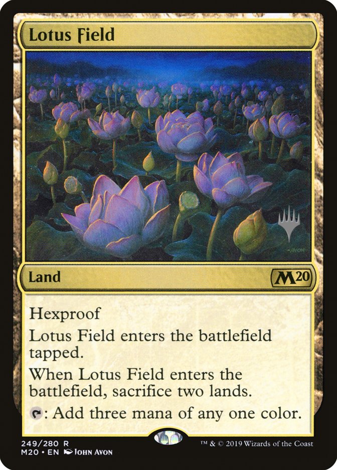 Lotus Field (Promo Pack) [Core Set 2020 Promos] | Local Legends