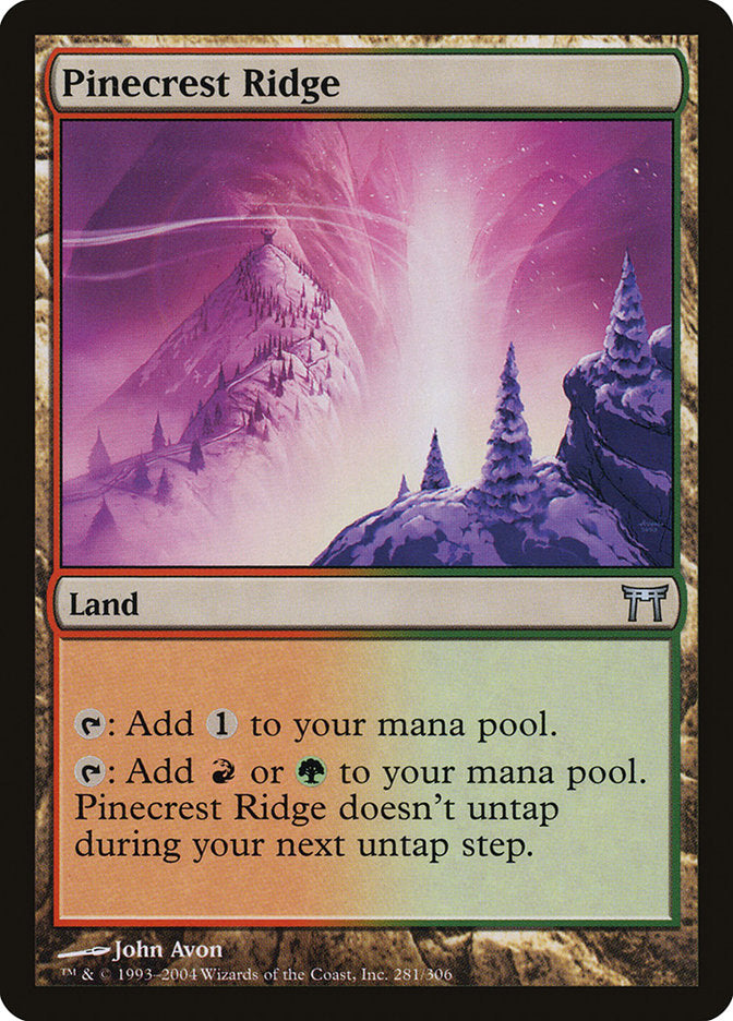 Pinecrest Ridge [Champions of Kamigawa] | Local Legends