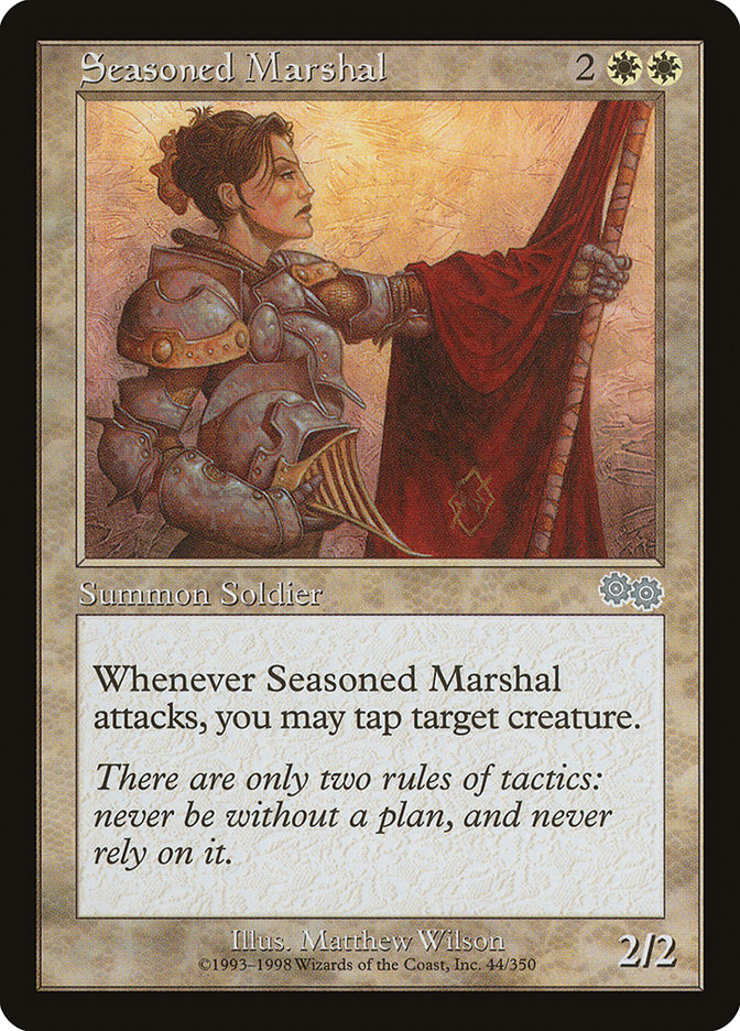 Seasoned Marshal [Urza's Saga] | Local Legends