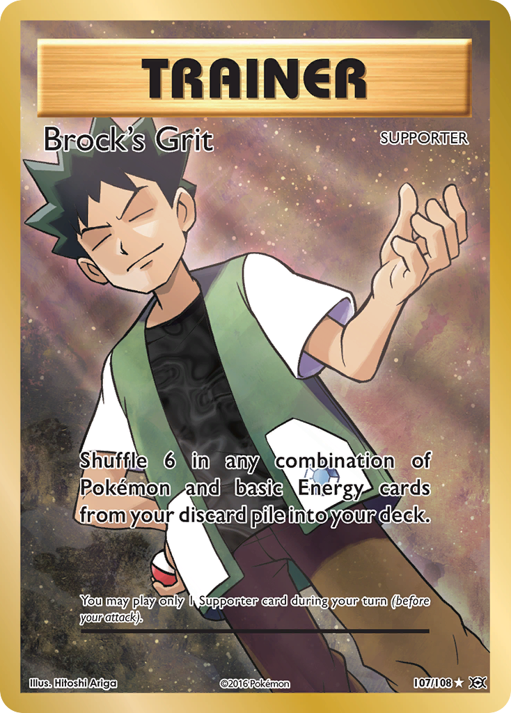 Brock's Grit (107/108) [XY: Evolutions] | Golgari Games