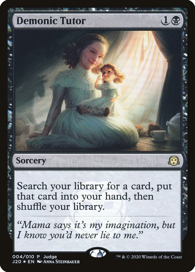 Demonic Tutor [Judge Gift Cards 2020] | Local Legends