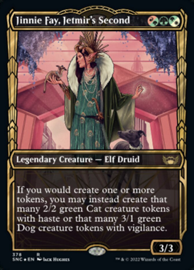 Jinnie Fay, Jetmir's Second (Showcase Golden Age Gilded Foil) [Streets of New Capenna] | Local Legends