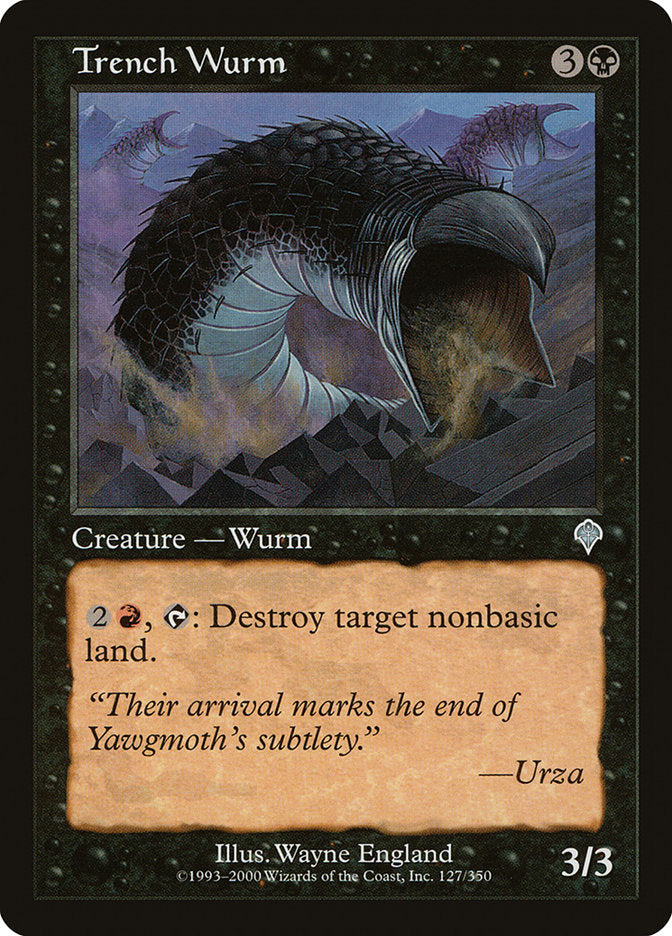 Trench Wurm [Invasion] | Golgari Games