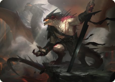 Rivaz of the Claw Art Card [Dominaria United Art Series] | Local Legends