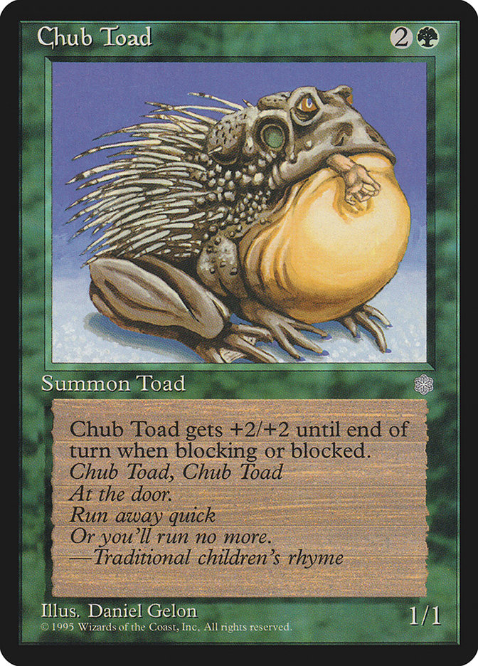 Chub Toad [Ice Age] | Golgari Games