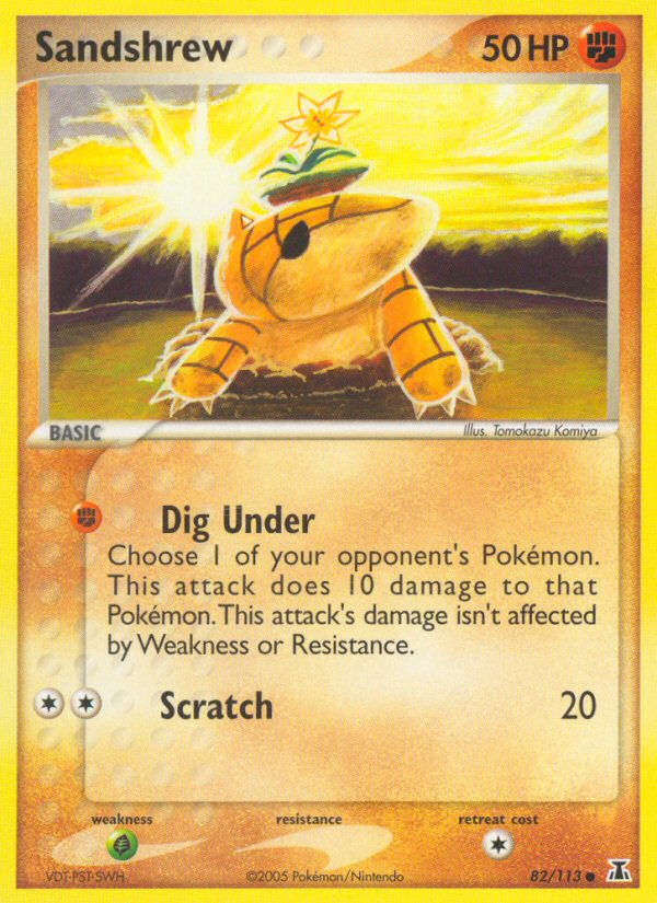 Sandshrew (82/113) [EX: Delta Species] | Golgari Games