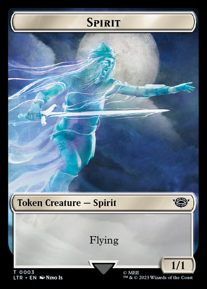 Spirit Token [The Lord of the Rings: Tales of Middle-Earth Tokens] | Golgari Games