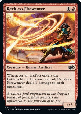 Reckless Fireweaver [Jumpstart 2022] | Golgari Games