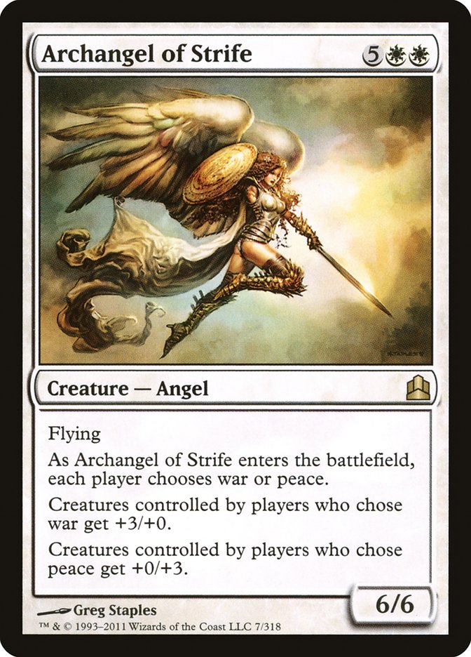 Archangel of Strife [Commander 2011] | Local Legends