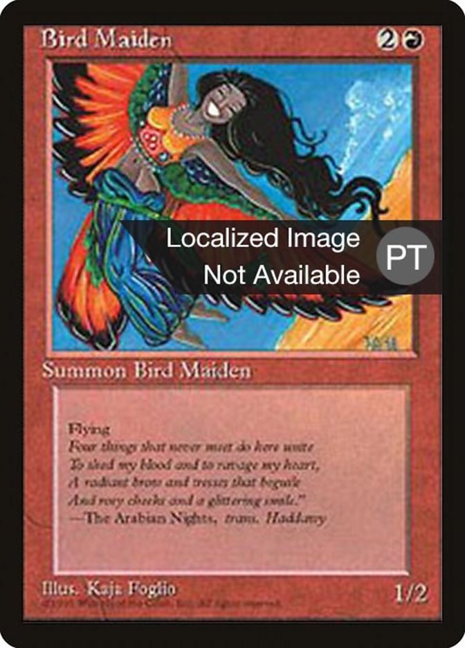 Bird Maiden [Fourth Edition (Foreign Black Border)] | Golgari Games