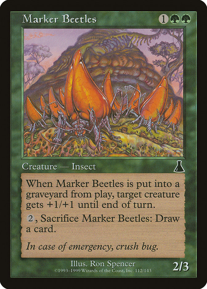 Marker Beetles [Urza's Destiny] | Local Legends