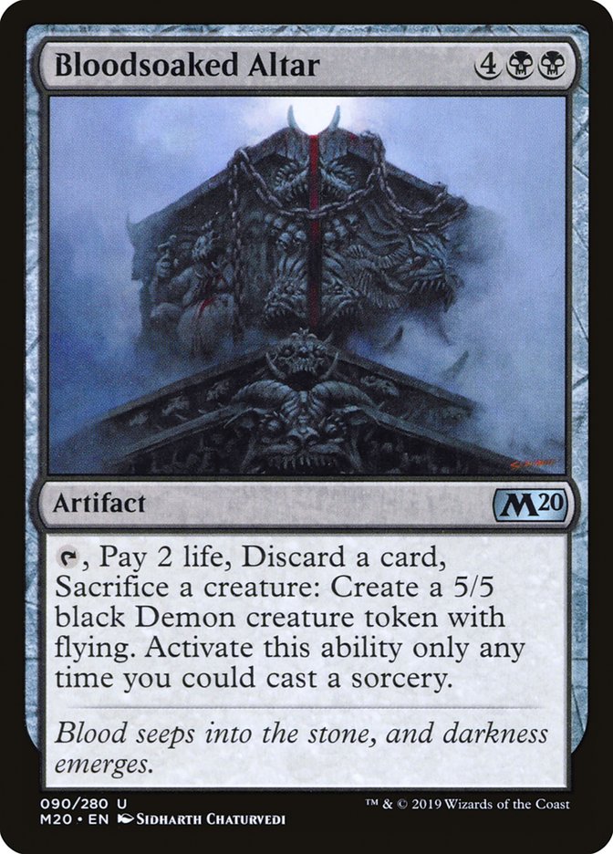 Bloodsoaked Altar [Core Set 2020] | Local Legends