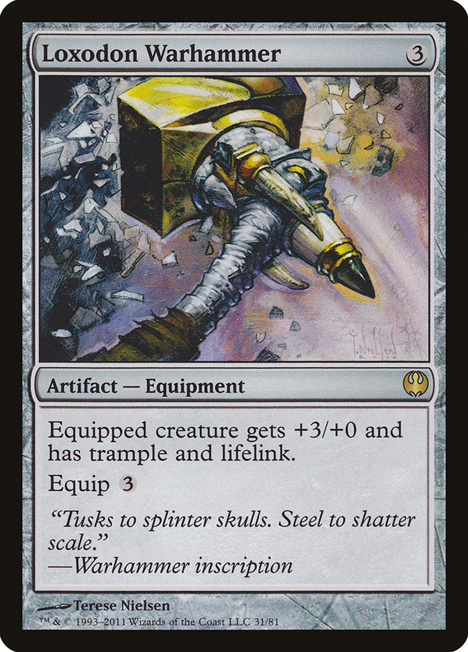 Loxodon Warhammer [Duel Decks: Knights vs. Dragons] | Local Legends