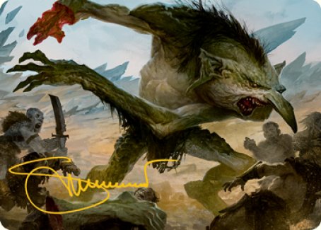 Troll Art Card (Gold-Stamped Signature) [Dungeons & Dragons: Adventures in the Forgotten Realms Art Series] | Local Legends
