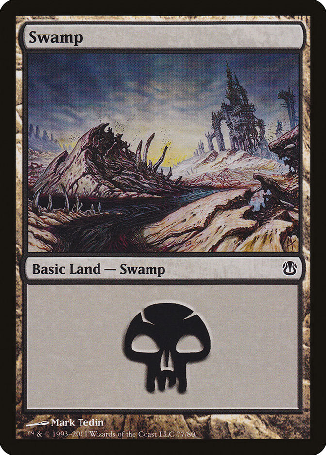 Swamp (77) [Duel Decks: Ajani vs. Nicol Bolas] | Local Legends