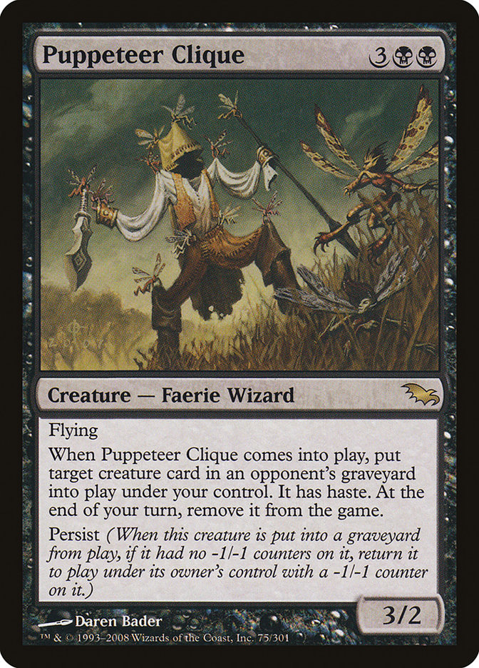 Puppeteer Clique [Shadowmoor] | Golgari Games