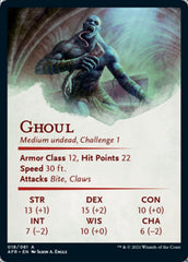 Ghoul Art Card (Gold-Stamped Signature) [Dungeons & Dragons: Adventures in the Forgotten Realms Art Series] | Local Legends