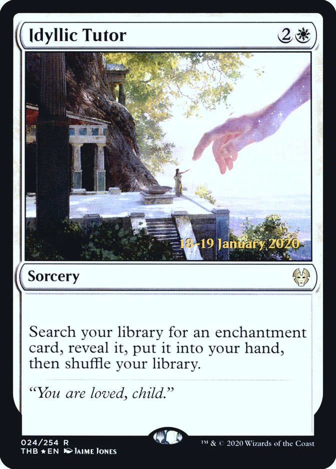 Idyllic Tutor [Theros Beyond Death Prerelease Promos] | Local Legends