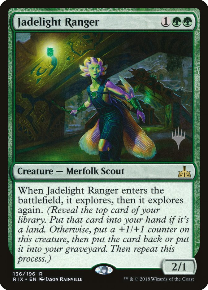 Jadelight Ranger (Promo Pack) [Rivals of Ixalan Promos] | Golgari Games