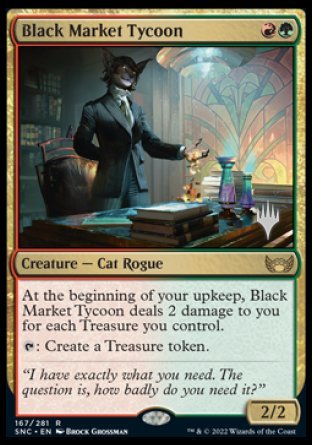 Black Market Tycoon (Promo Pack) [Streets of New Capenna Promos] | Golgari Games