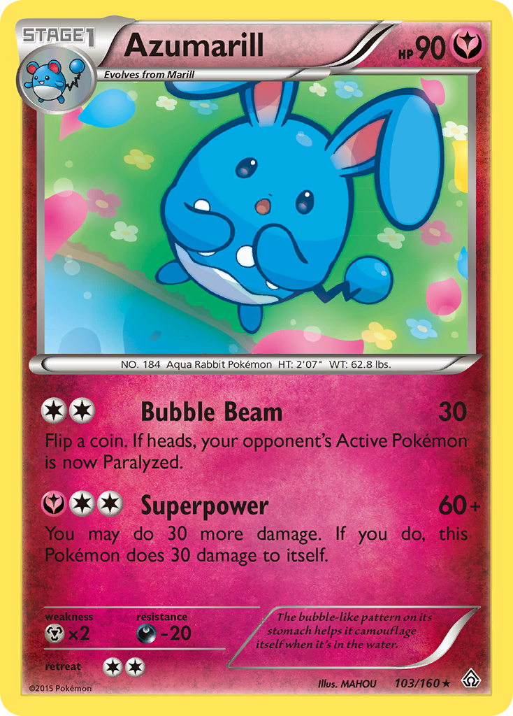 Azumarill (103/160) [XY: Primal Clash] | Golgari Games