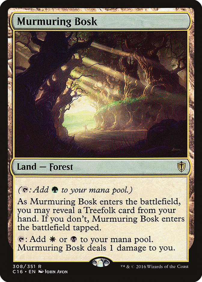 Murmuring Bosk [Commander 2016] | Golgari Games