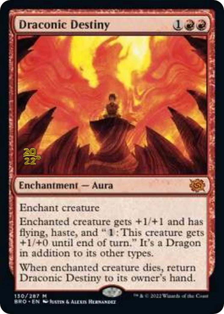 Draconic Destiny [The Brothers' War: Prerelease Promos] | Local Legends