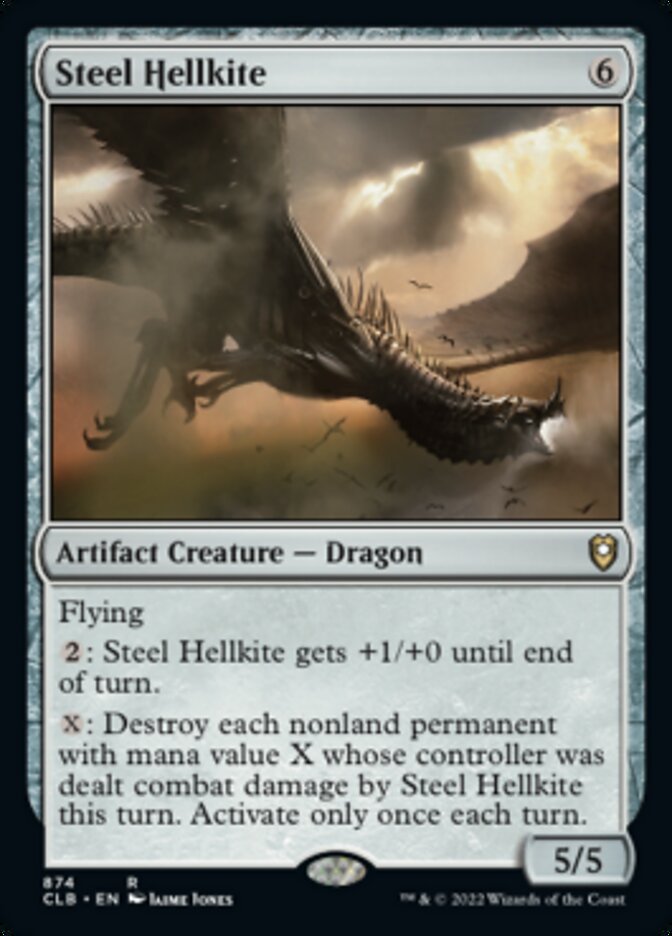 Steel Hellkite [Commander Legends: Battle for Baldur's Gate] | Local Legends