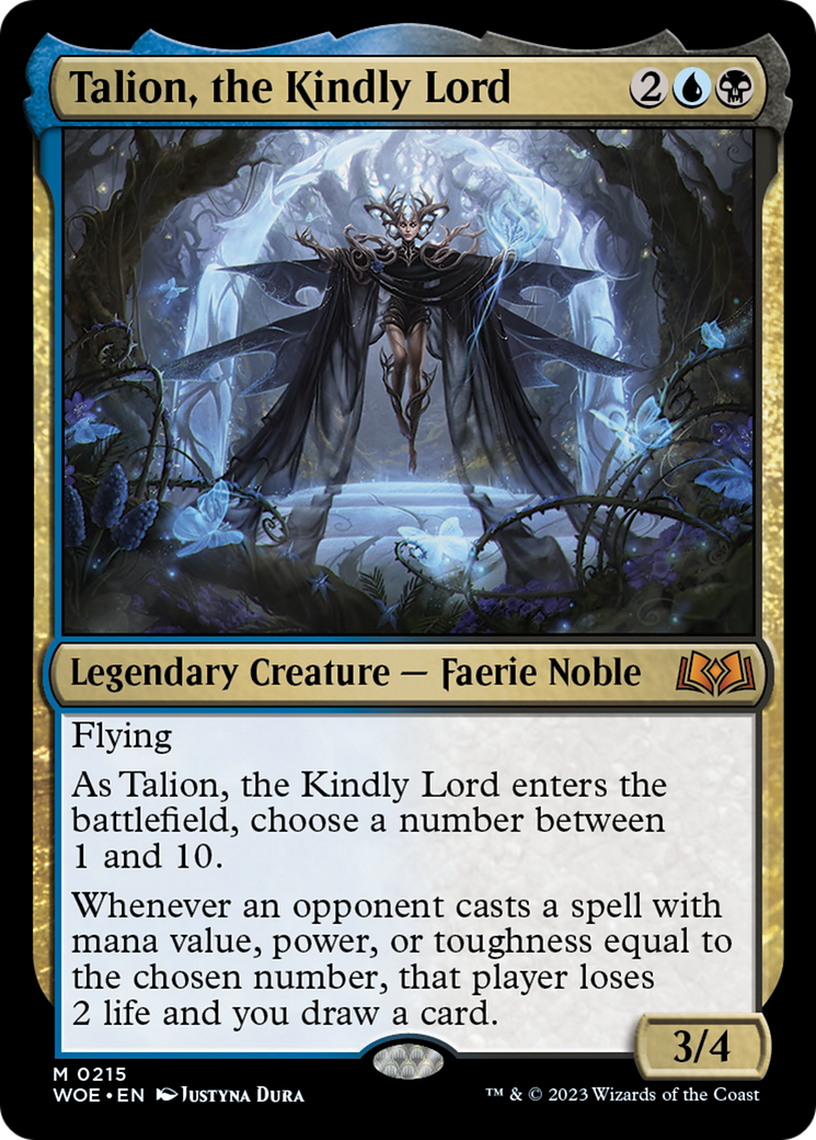 Talion, the Kindly Lord [Wilds of Eldraine] | Golgari Games