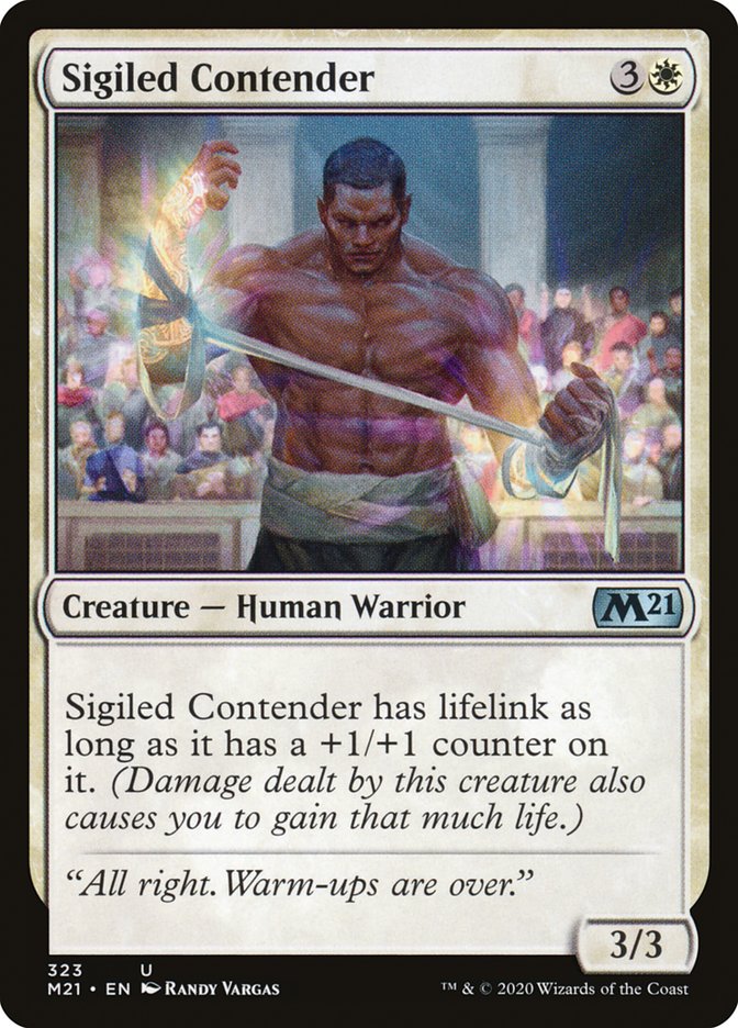 Sigiled Contender [Core Set 2021] | Local Legends