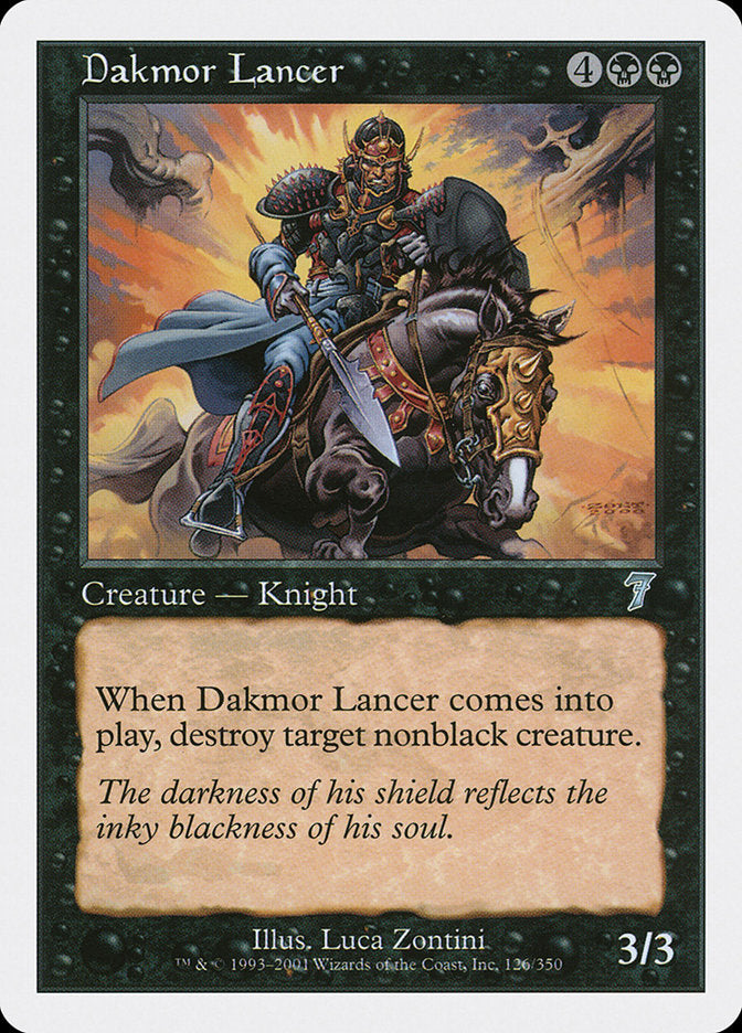 Dakmor Lancer [Seventh Edition] | Golgari Games