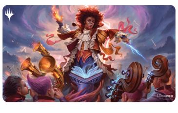 Zaffai, Thunder Conductor, Strixhaven Playmat featuring Prismari | Golgari Games