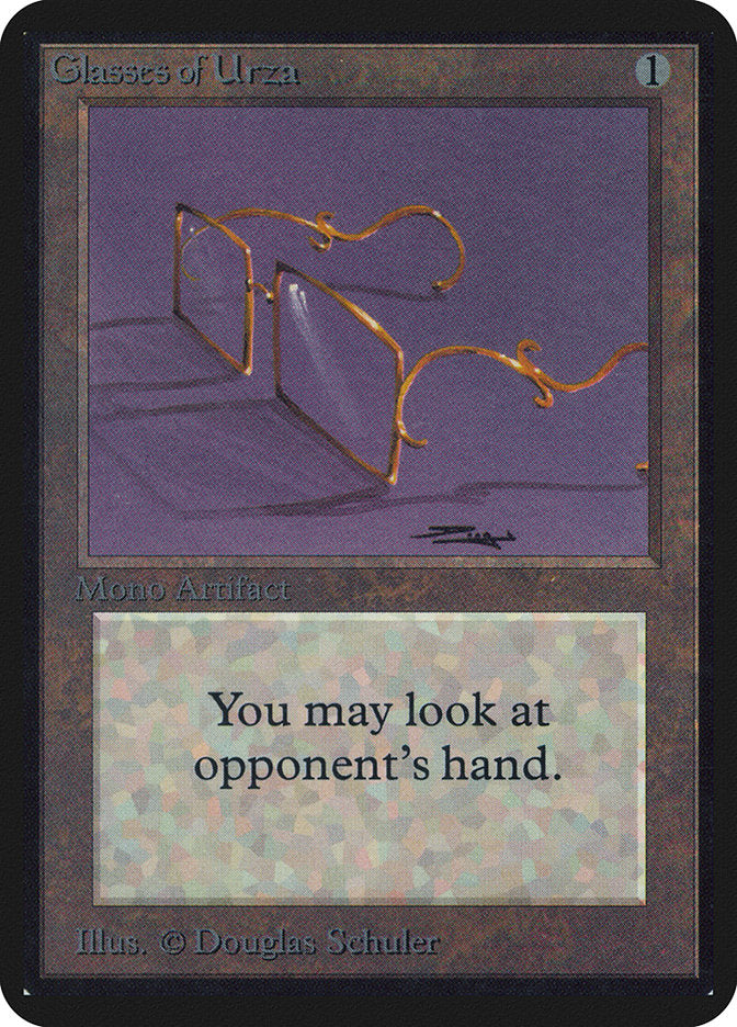 Glasses of Urza [Alpha Edition] | Golgari Games