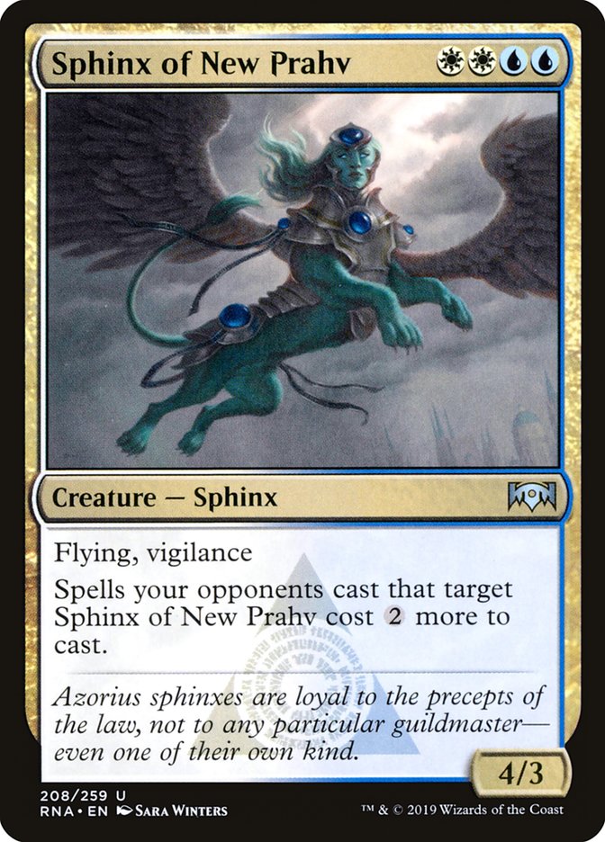 Sphinx of New Prahv [Ravnica Allegiance] | Golgari Games