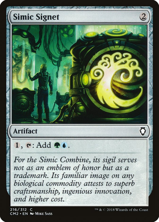 Simic Signet (216/312) [Commander Anthology Volume II] | Golgari Games