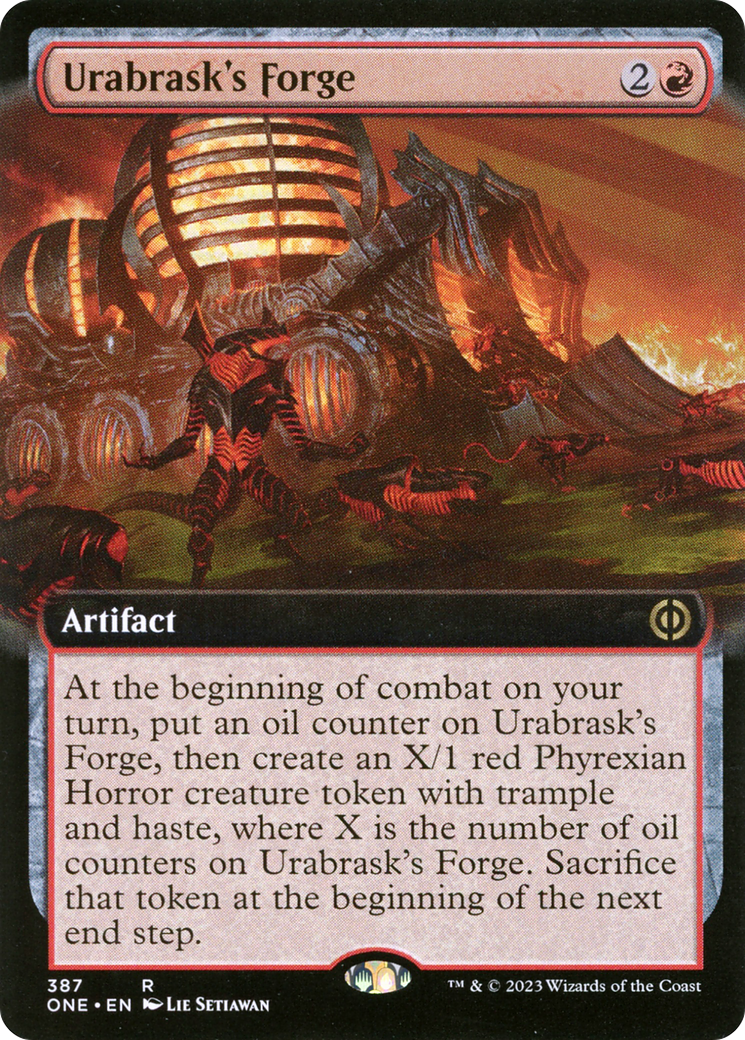 Urabrask's Forge (Extended Art) [Phyrexia: All Will Be One] | Golgari Games