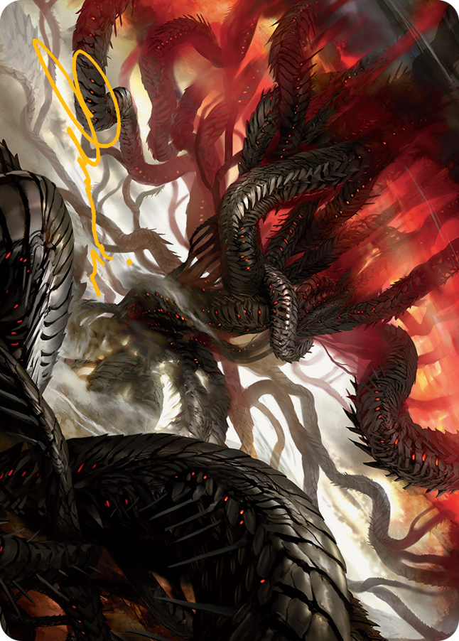 Realmbreaker, the Invasion Tree Art Card (Gold-Stamped Signature) [March of the Machine Art Series] | Local Legends