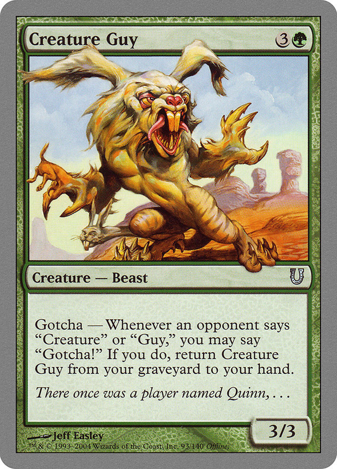 Creature Guy [Unhinged] | Local Legends