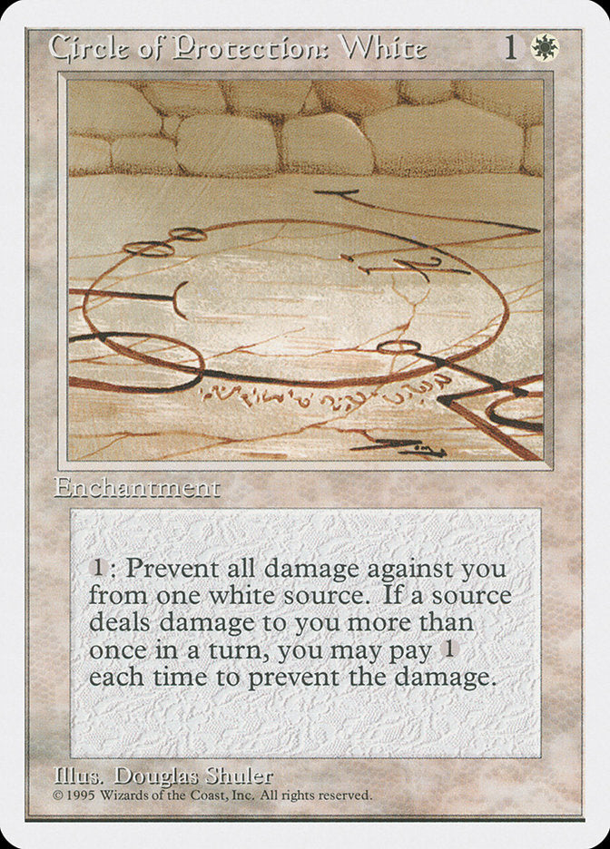 Circle of Protection: White [Fourth Edition] | Local Legends