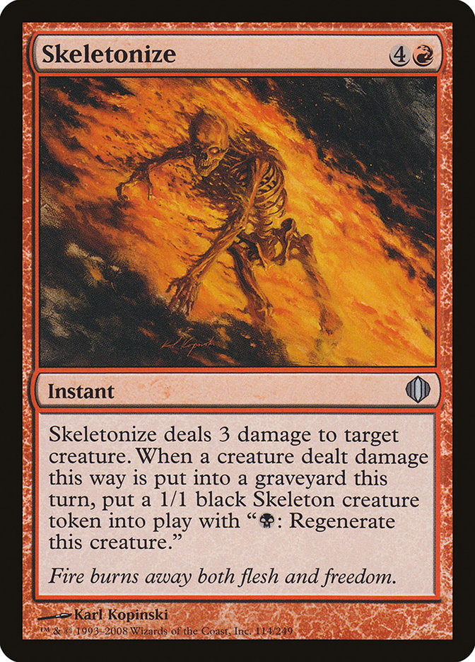 Skeletonize [Shards of Alara] | Local Legends